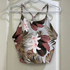 Old Navy Active Athletic Floral Tank